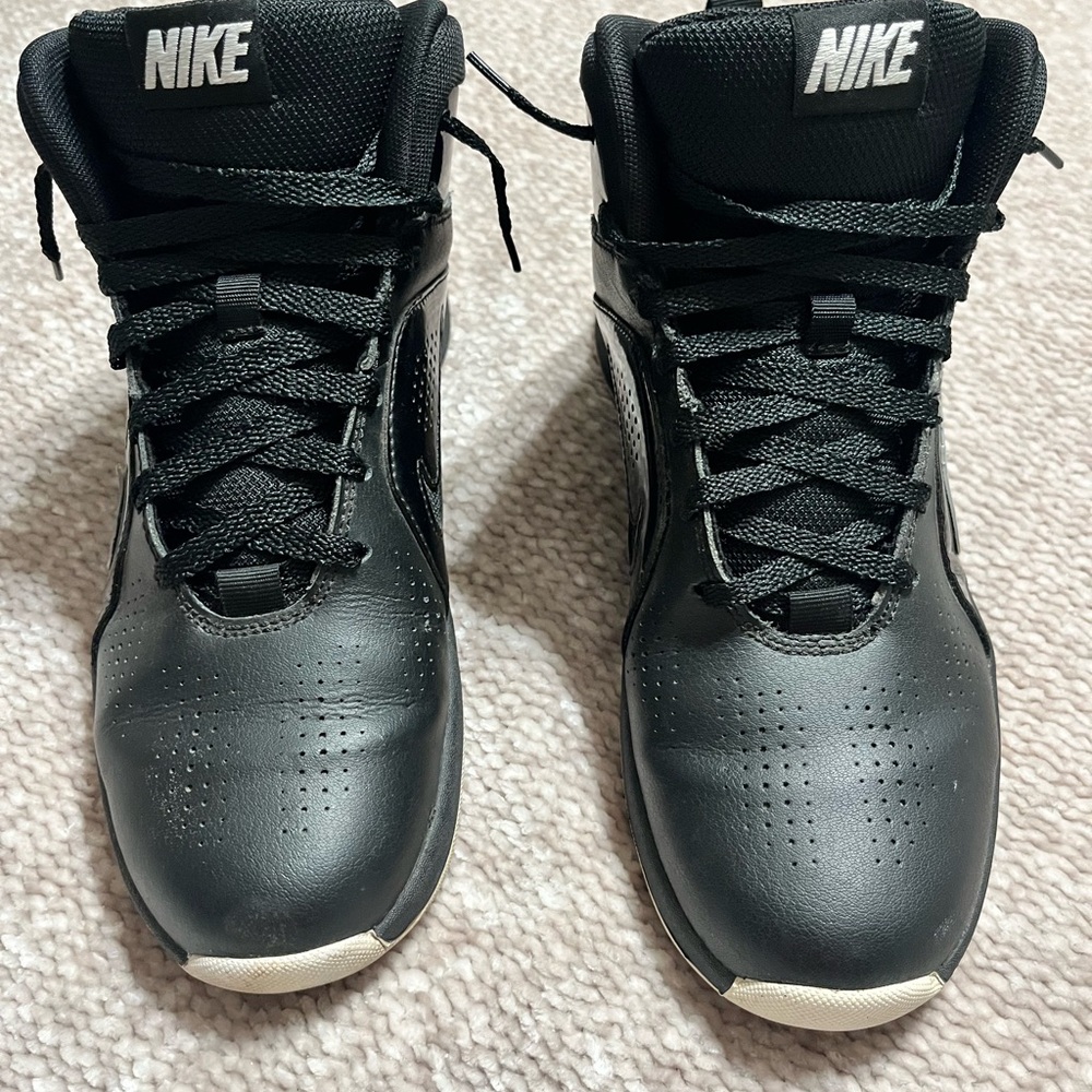 NIKE  Swoosh Leather High Top Sneakers